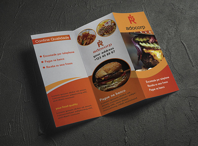 Professional Food Brochure brochure brochure design fast food brochure food brochure food product brochure professional food brochure restaurant brochure tri fold brochure