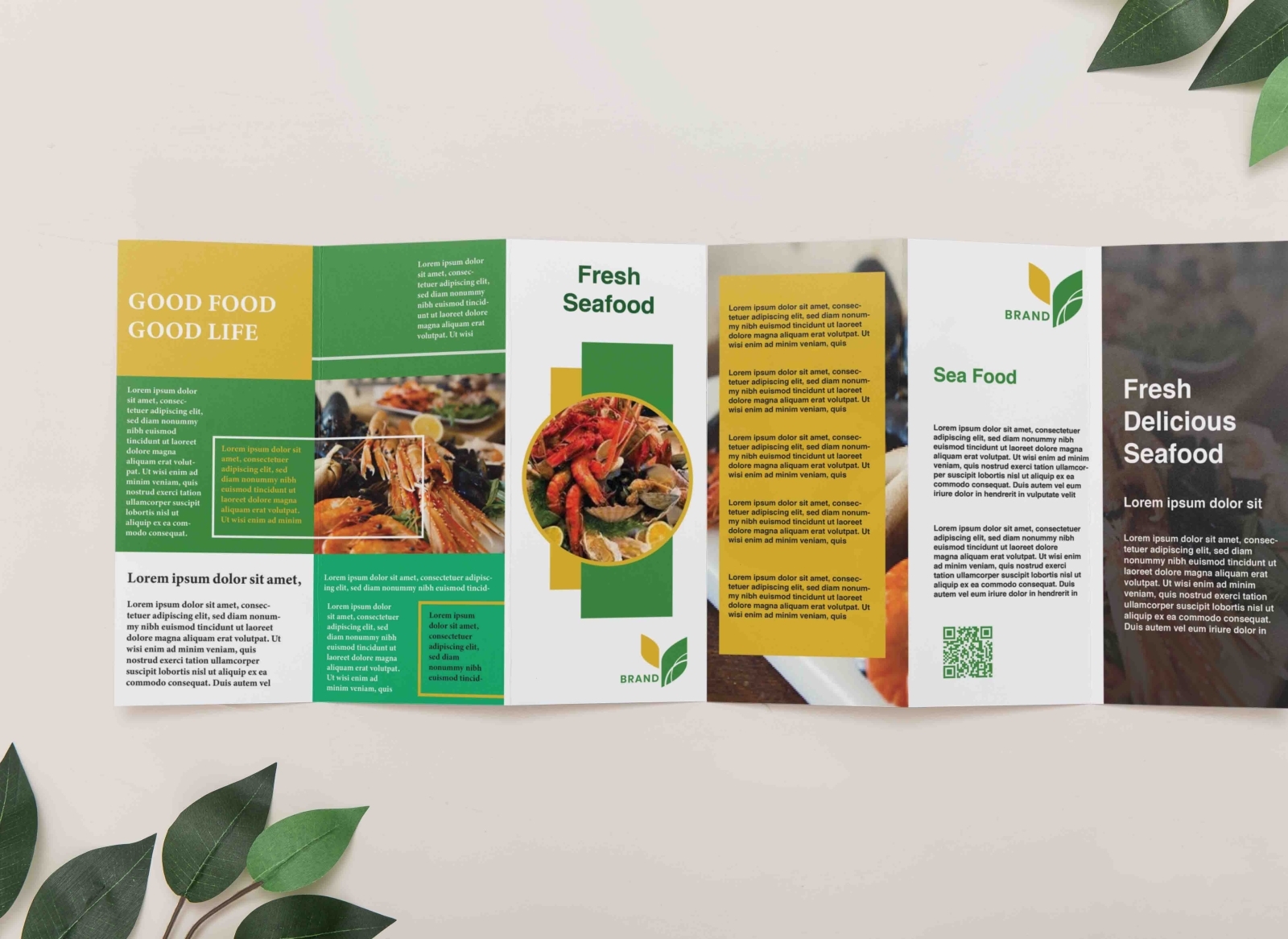 Food Brochure [own concept work] by Joyetri Shruti on Dribbble