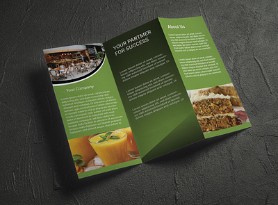 Professional Food Brochure brochure design brochure template brochure tri fold food brochure food product brochure professional brochure restrunent brochure