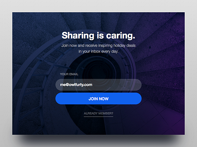 Sharing Caring button form popup