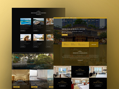 Redesign of the website of the sheraton hotel surabaya