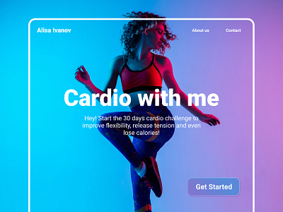 Landing page - Cardio