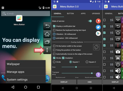 Menu Button Apk v5.2 for Android Free Download android menu button apk