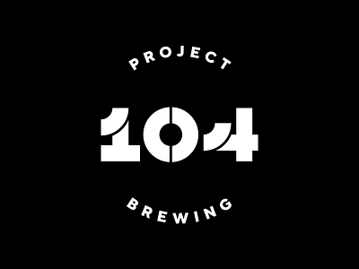 Project 104 address beer branding brewing craft beer homebrew homebrewing hops lettering microbrewery number project