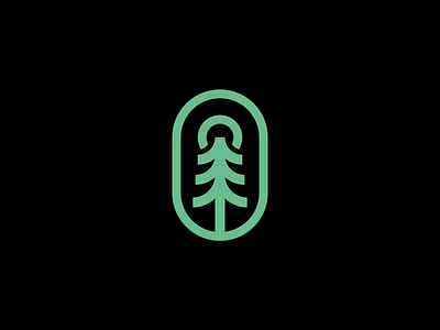 Unused 1 of 3 branding geometric identity logo minimalist nature rejected sun teal tree unused