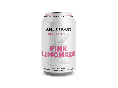 Pink Lemonade beer branding brewery cpg craft beer fruit hard seltzer lemon packaging pink lemonade