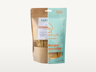 EarthPup — Before & After after before branding canada dog earth packaging pup treats