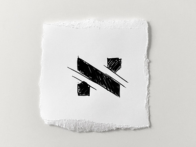 Nordiq Cabins Logo Sketch branding cabin house identity letter n logo n nordic roof sketch