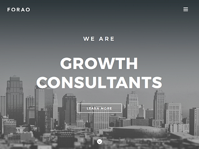 Forao Branding branding business consultants growth growth consultancy identity logo minimalism minimalist responsive web design website