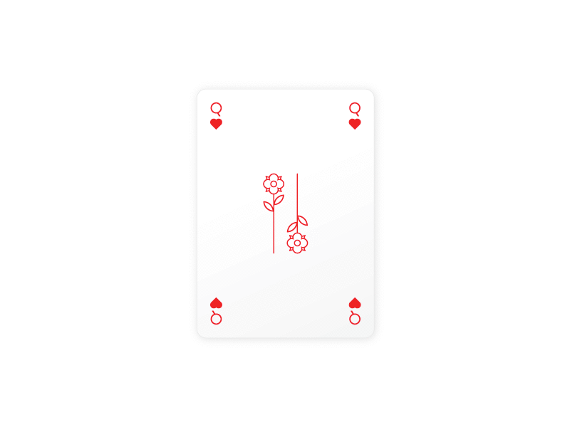Minimalist Queens cards clubs deck of cards diamonds hearts minimalism minimalist playing cards queen queens spades suits