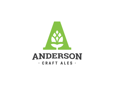 Anderson Craft Ales beer branding brewery canada craft beer family hops identity logo london ontario