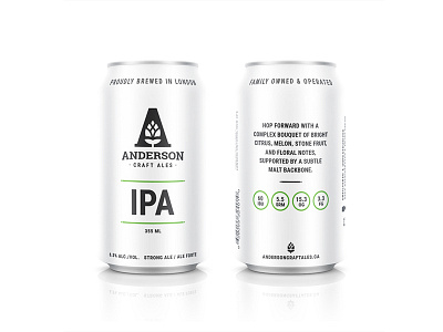 IPA beer beer can branding brewery can canada craft beer hops identity ipa logo micro brewery