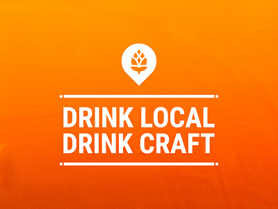 Drink Local. Drink Craft. beer branding brewery canada craft beer family hops local london micro brewery ontario pin