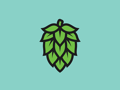 Hop Icon beer branding brewery craft beer hop icon illustration wip