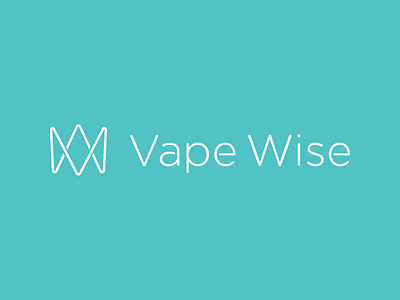 Vape Wise branding cannabis identity logo marijuana vape vaporizer vw wise
