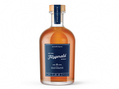Fitzgerald Whiskey Bottle bourbon edmund fitzgerald identity lake lake superior packaging ship superior whiskey