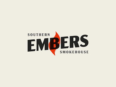 Embers bbq branding embers flame grill identity restaurant sauce smoke smokehouse southern