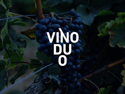 Vinoduo alcohol branding grape identity logo logotype minimalist sommelier sweden vine vino wine wine branding