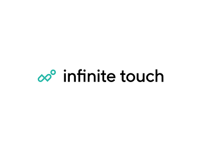 Infinite Touch Identity agency app branding finger identity infinite infinity ireland letter i logo loop touch