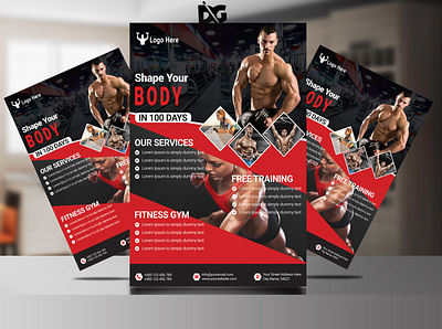 Fitness Flyer Design brand identity branding brochure design business card design businesscard fitness fitness flyer fitness logo flyer flyer design graphic graphic designer graphicdesign logodesign photoshop print print ready