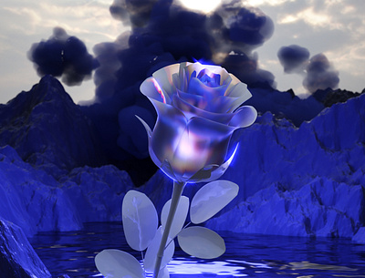 Roses Are Blue 3d 3d art blender3d dailyrender render