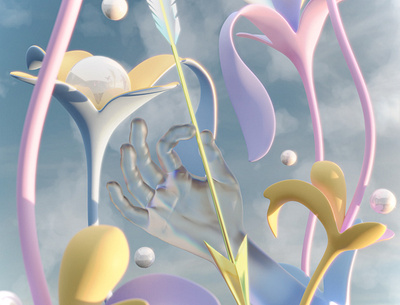 Delicate 3d 3d art blender3d dailyrender design landscape render surreal surrealism