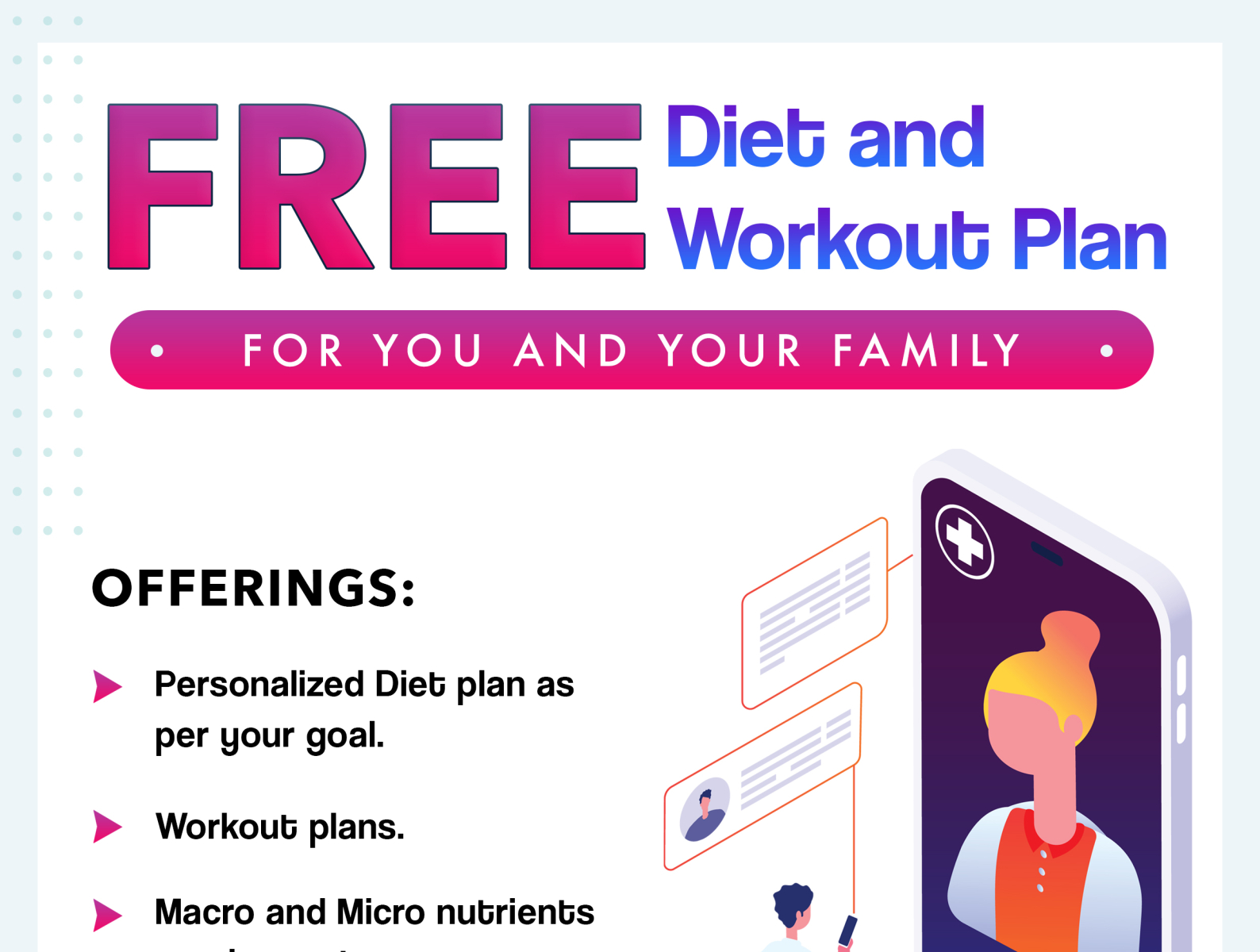 Diet & Workout poster by Pawan on Dribbble