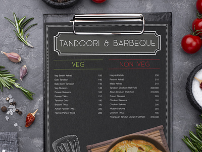Menu Design for a Restaurant (Click for full view) design food food menu menu menu bar menu card mockup print print design restaurant template