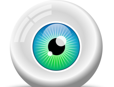 Vector Eyeball 3d design illustration vector