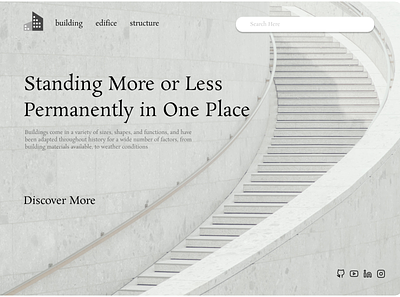 Landing Page with Hero Section 1 app art branding design icon minimal typography ui web website