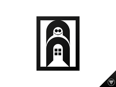 Monster House artwork branding business design funny graphic house illustration illustrator industry logo monster movie