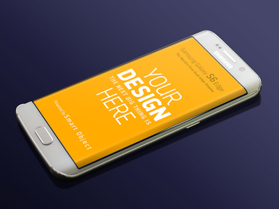 Samsung Galaxy S6 Edge free Mockup