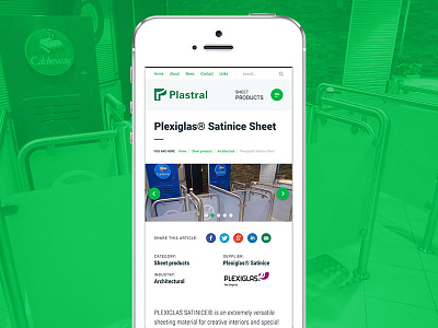 Plastral - Mobile version ui ux web design webdesign