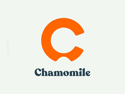 Chamomile Logo - Daily UI 005 design flat logo minimal