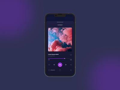 Music Player - DailyUi 009