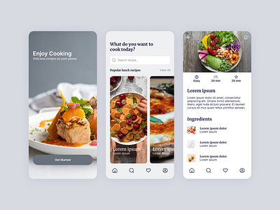 Recipe App - Daily Ui 040