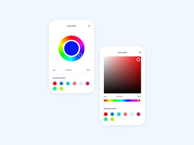 Color Picker - Daily Ui 060 daily ui design flat minimal