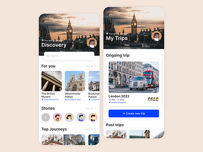 Itinerary - Daily Ui 079 app daily ui daily ui 079 design england flat itinerary london minimal planner travel trip planner ui