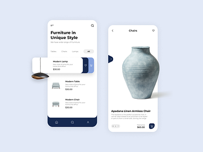 Furniture Mobile App Design