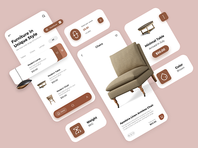 Furniture Mobile App Design