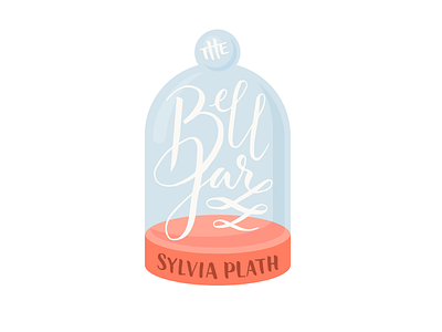 The Bell Jar concept WIP bell jar book calligraphy cover jar sylvia plath typography