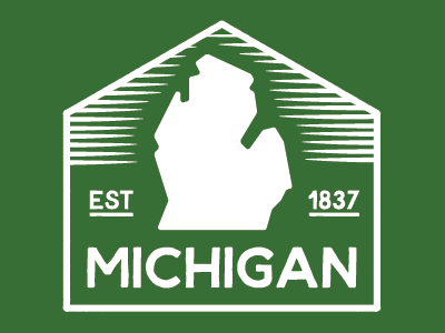 Michigan Badge badge michigan