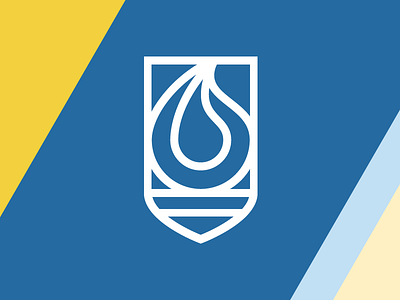 Catholic Foundation of Michigan logo catholic flame logo shield