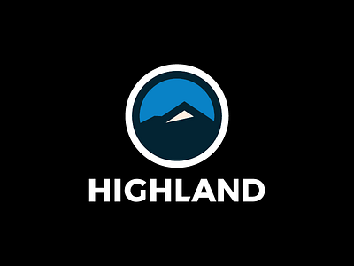 Highland agency logo scotland scottish vector
