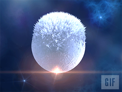 (GIF) Infection 3d animated animation design fire gif krolone motion space star video volume