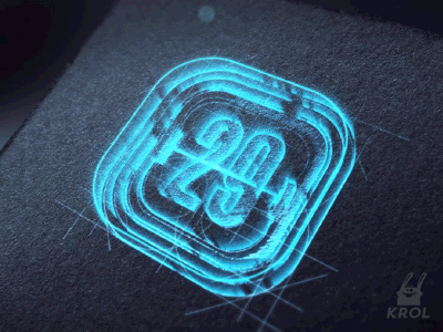 Calendar Icon (loop) 3d animated flare gif icon ios iphone krol loop motion sketch ui