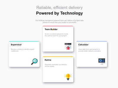 Four column card frontend reac react