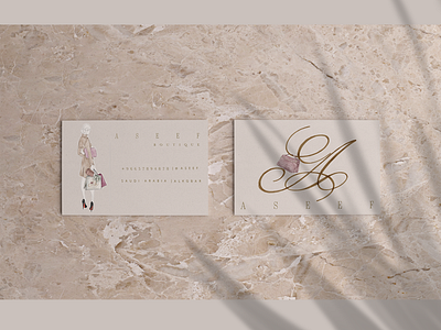 ASEEF | Fashion boutique in watercolor boutique fashion illustration logo storefront trendy watercolor