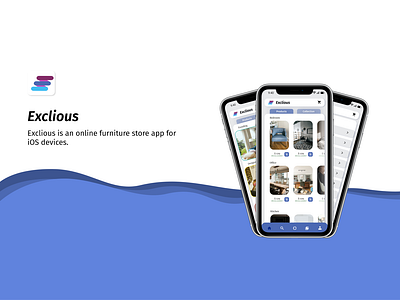 Exclious - An online furniture store app design
