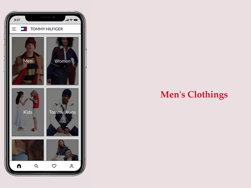 Full UX case study of Tommy Hilfiger app app appdesign casestudy design ui uidesign uiux ux uxdesign uxproject